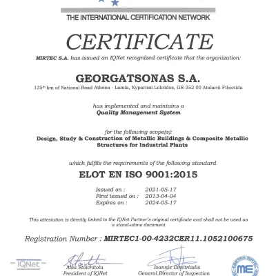 Certification